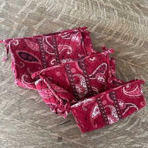 Vera Bradley Pouch Trio